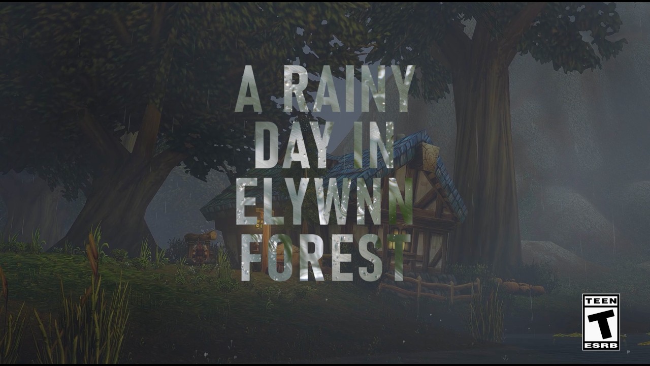 Concept art of dynamic weather in a World of Warcraft zone